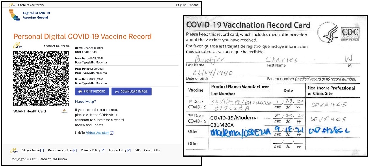 Covid Vaccination Record