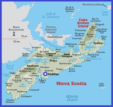 Nova Scotia Map