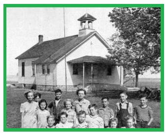 Wagner School with Porch - 1946    