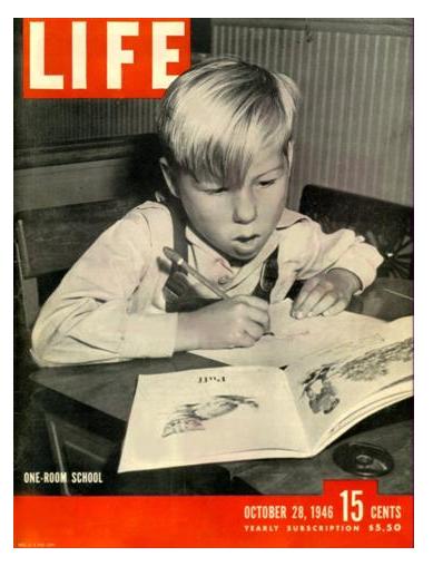 Chuck on the cover of Life Magazine - 1944