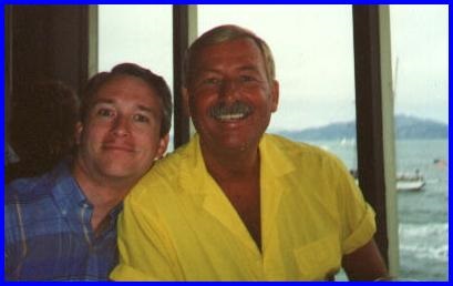 Tim & Chuck in 1984 - Fisherman's Wharf