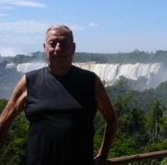 Chuck in Iguazu Falls - 2009.11.03