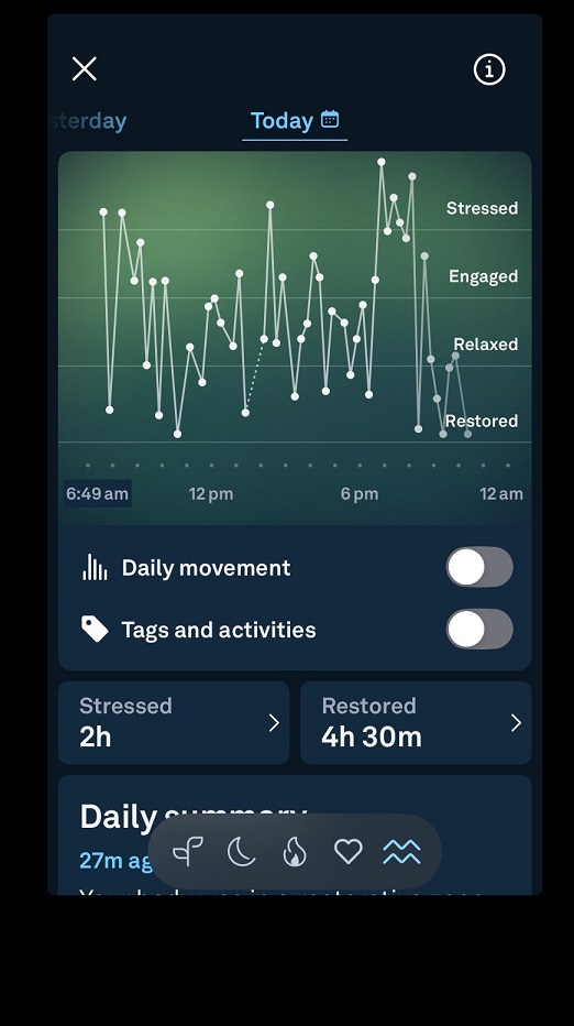 Oura Ring & Axivity AX3 Wrist Band Stats