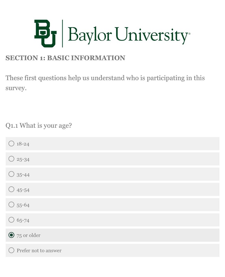 Baylor University HIV Study