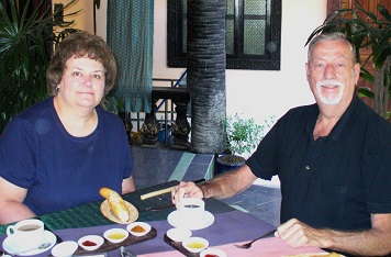 Chuck and Barbara in Cambodia - 2007