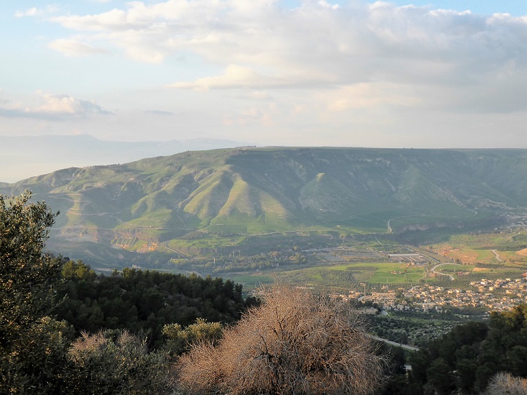 Sea of Galilee - Golan Heights - Lebanon - Syria