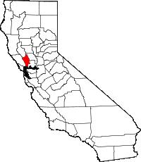 Map of California - Napa & Sonoma County
