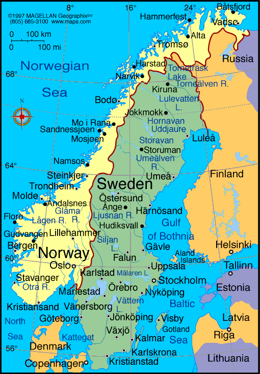 Norway Map