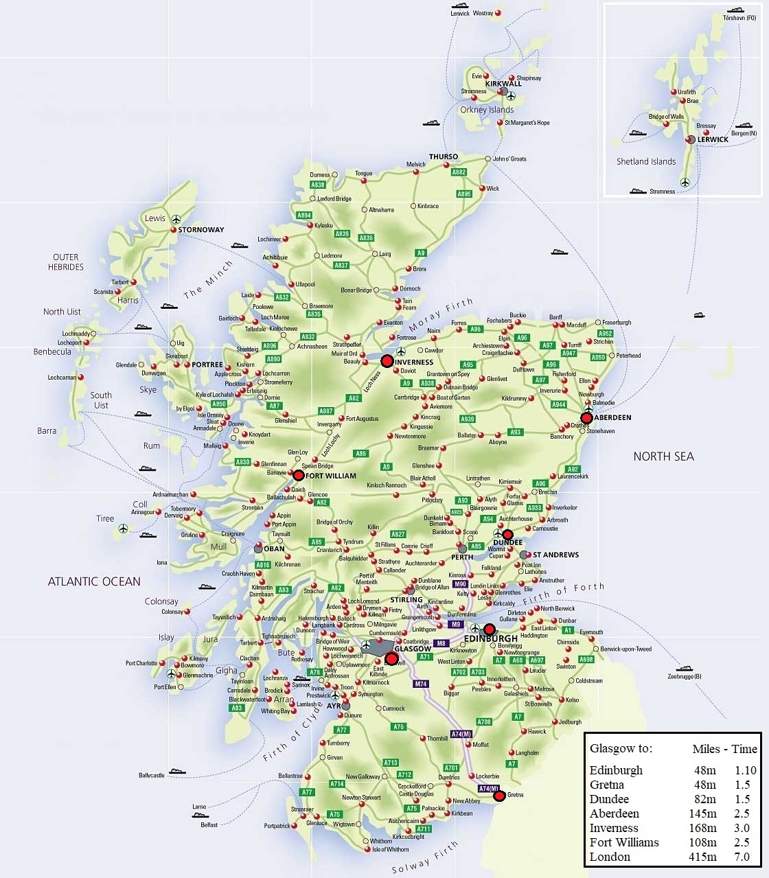 Scotland Road Map 