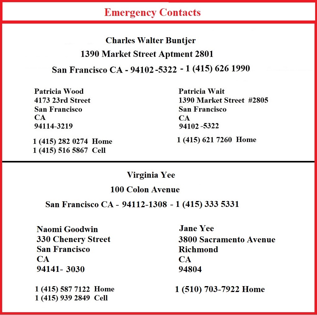 Emergency Contacts